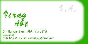 virag abt business card